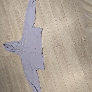 flirtitude Lavender Cropped Hoodie